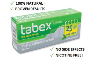 1 x Tabex (100 x 1.5mg). One month course. Tabex Quit Smoking.